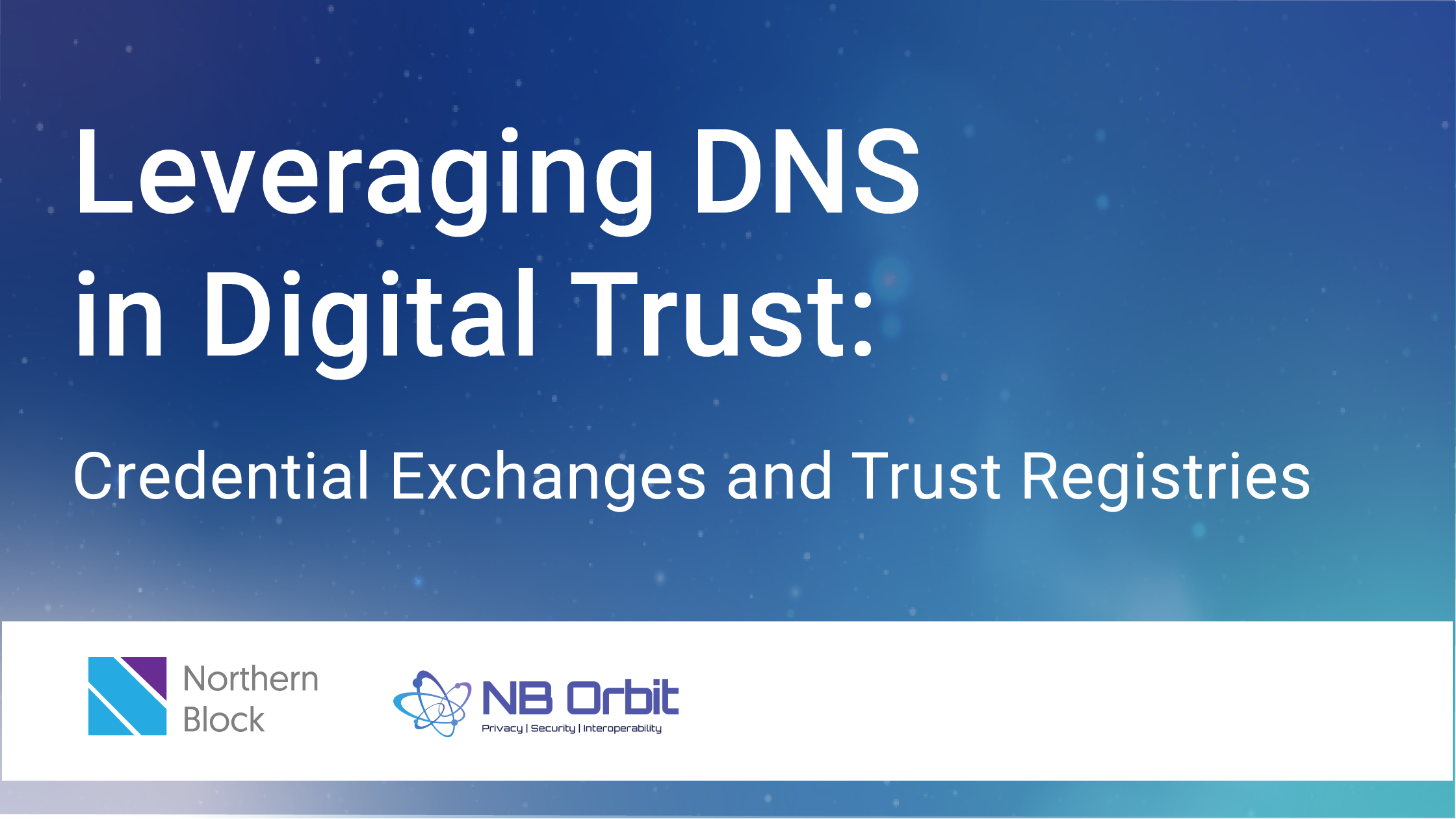 Leveraging DNS in Digital Trust: Credential Exchanges and Trust Registries