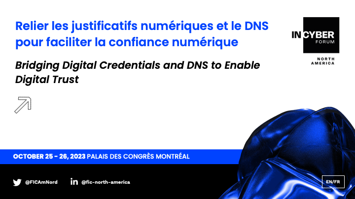 Bridging Digital Credentials and DNS to Enable Digital Trust