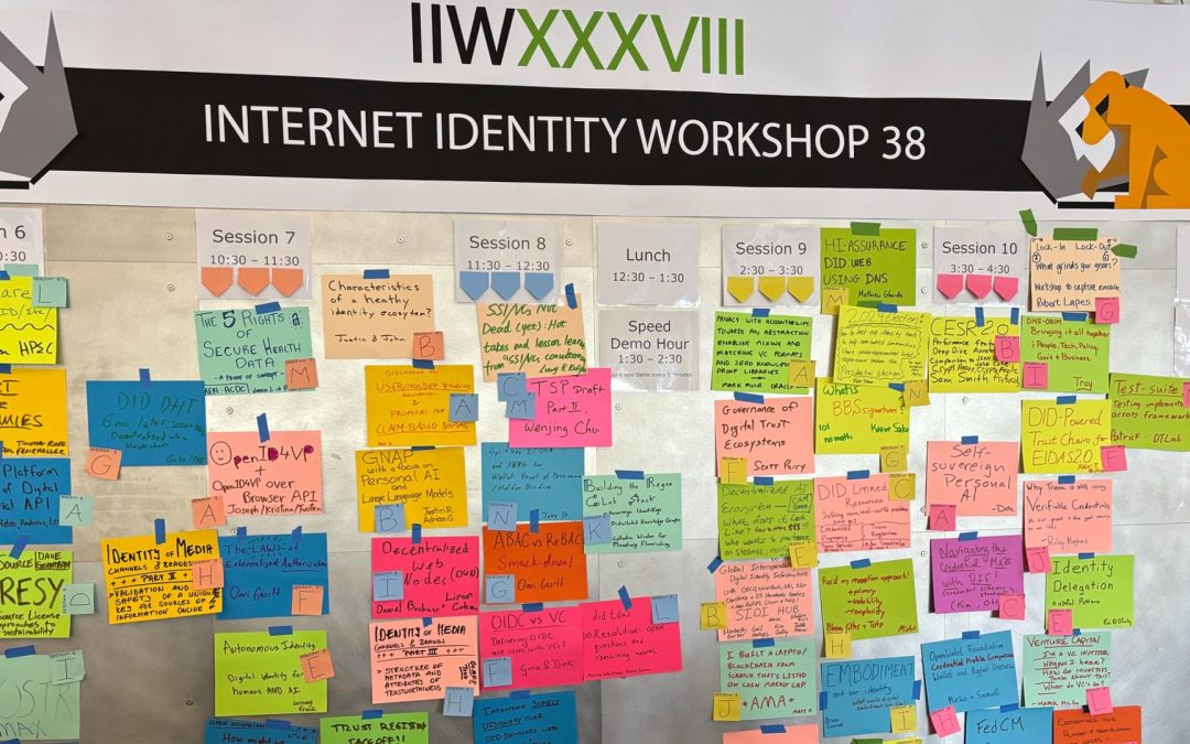 A Summary of Internet Identity Workshop #38